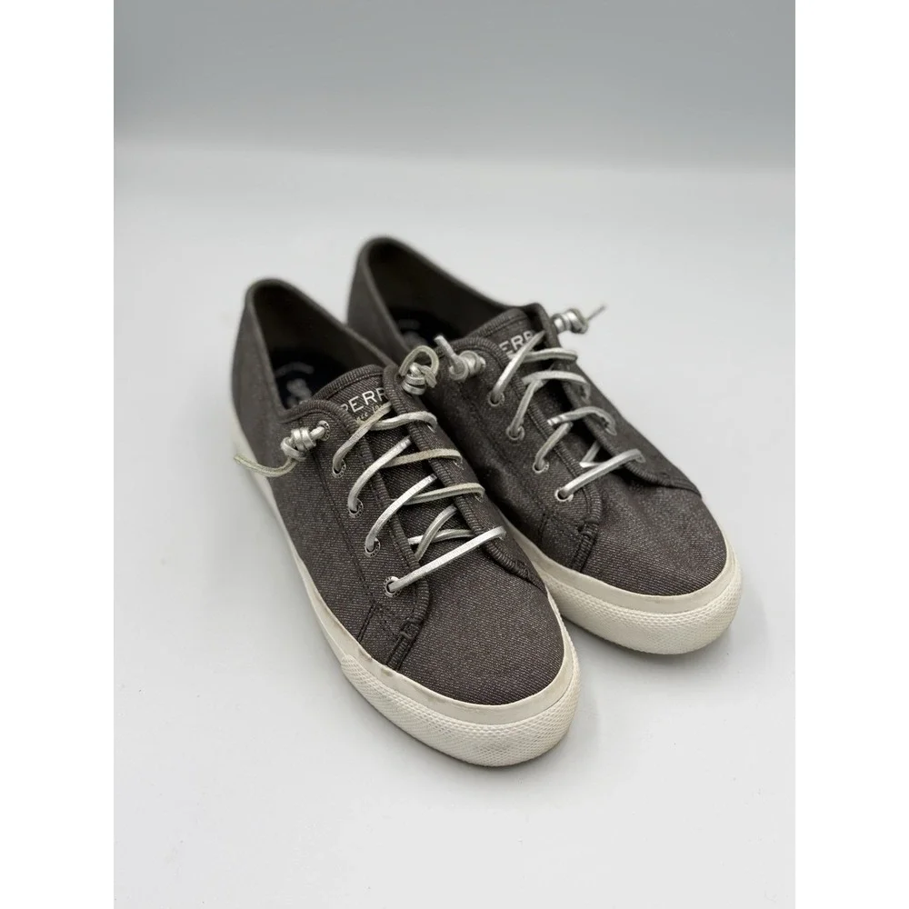 Sperry Top-Sider SeaCoast Core Low Top Sneakers Women's Size 9M Grey STS80332